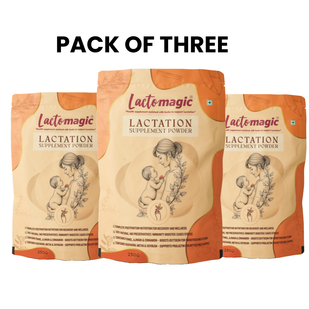 Lactomagic™ Lactation Supplement Powder Refill Pack – 250 gm (Regular & Sugar-free) for Breastfeeding Mothers