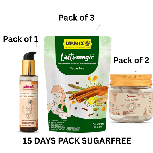15 Days Lactomagic Combo: Complete Lactation Support for New Moms