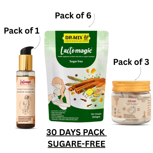30 Days Lactomagic Combo: Complete Lactation Support for New Moms