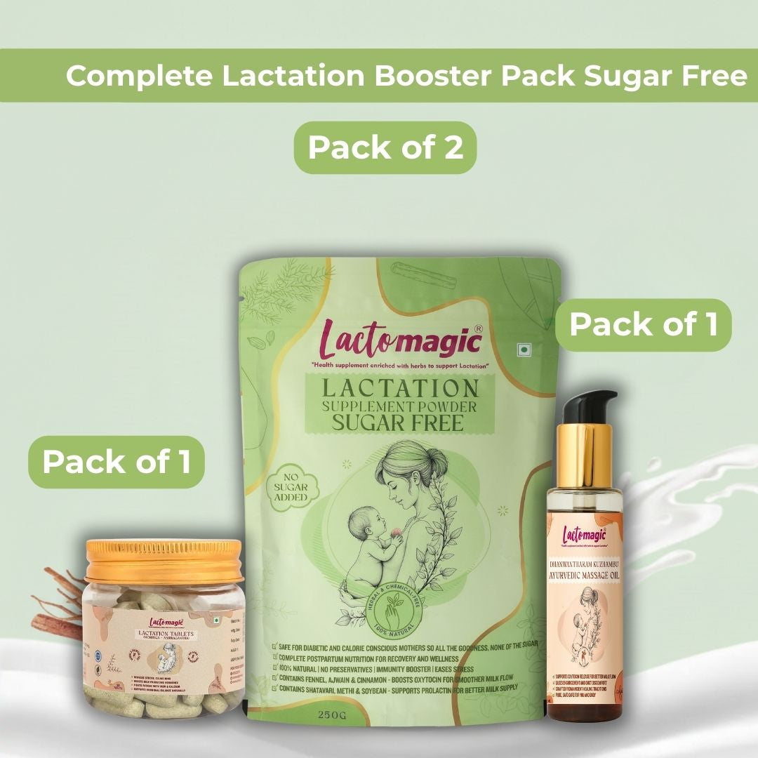 Lactomagic Complete Lactation Care Combo (Sugar Free)